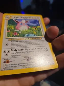 Pokemon TCG Light Wigglytuff Neo Destiny Card 54/105 Regular NEAR MINT - Image 3