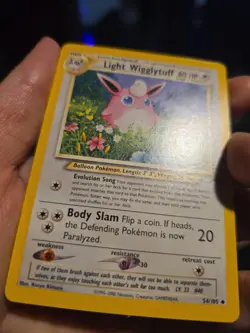 Pokemon TCG Light Wigglytuff Neo Destiny Card 54/105 Regular NEAR MINT - Image 5