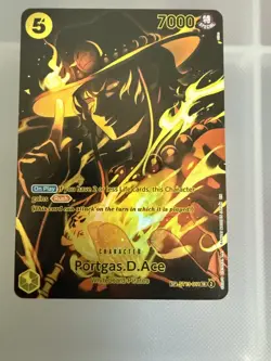 Portgas D. Ace Legacy of the Master One Piece Card SR/SP OP12 ST13-011 - Image 1