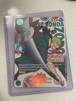 Roronoa Zoro One Piece Card Game English Round 1 Promo NM - Image 1
