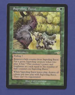 2000 Magic the Gathering - Saproling Burst - Nemesis MTG - Image 1