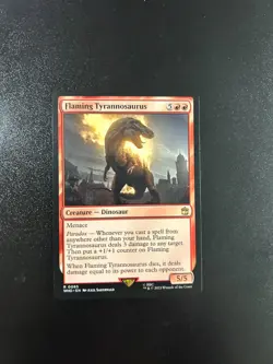 Flaming Tyrannosaurus - MTG - Universes Beyond: Doctor Who - Image 1