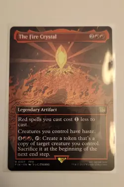 The Fire Crystal (Borderless) Final Fantasy Regular Rare NM+ - Image 1