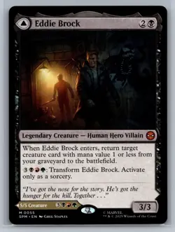 Eddie Brock Marvel's Spider-Man #55 Magic MTG - Image 1