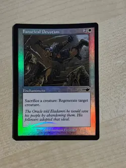 MTG Fanatical Devotion Nemesis Foil NM - Image 1