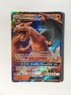 Charizard GX SM195 Black Star Promo Pokemon Card Holo Rare NM - Image 1