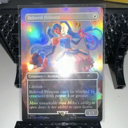 MTG 🔥Rainbow Foil Borderless Secret Lair Alt Art Beloved Princess Rare 0804 - Image 2