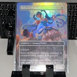 MTG 🔥Rainbow Foil Borderless Secret Lair Alt Art Beloved Princess Rare 0804 - Image 3