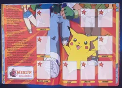 Pokemon Sticker Album Series 1 New + Intact Poster Merlin 1999 - Image 5