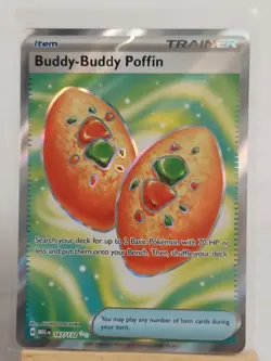 Pokemon TCG Ultra Rare Buddy-Buddy Poffin #167/132 Mega Evolution - Image 2