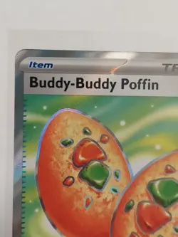Pokemon TCG Ultra Rare Buddy-Buddy Poffin #167/132 Mega Evolution - Image 4