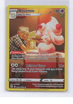 Alcremie TG08/TG30 Holo Brilliant Stars Trainer Gallery Pokemon NM - Image 1