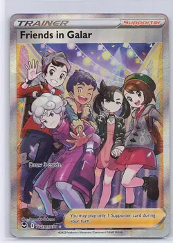 Friends in Galar TG23/TG30 Silver Tempest Trainer Gallery Pokemon Holo NM - Image 1
