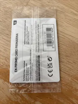 Pokemon TCG Primarina 020/084 ‘What’s Your Favorite’ Promo Barnes & Noble SEALED - Image 2