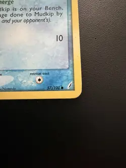 Mudkip 58/100 Pokemon Card Crystal Guardians English Regular Common - Image 5