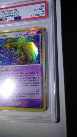 Pokemon / Ninetales / Dragon Frontiers / Reverse Holo Stamped / PSA 6 / 8-101 - Image 4