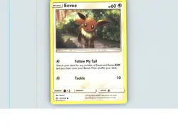 Eevee 167/236 Common Cosmic Eclipse Pokemon Near Mint - Image 1