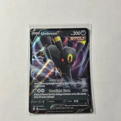 Pokemon TCG Evolving Skies Ultra Rare Umbreon v 94/203 Mint Condition - Image 1