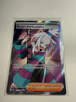 Roxie's Performance 112/086 Ultra Rare Chaos Rising Pokemon Holo Near Mint - Image 1