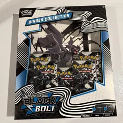 Pokemon TCG: Scarlet & Violet Black Bolt Binder Collection - Factory Sealed Box - Image 1