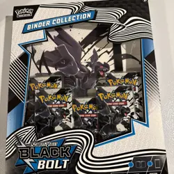 Pokemon TCG: Scarlet & Violet Black Bolt Binder Collection - Factory Sealed Box - Image 3