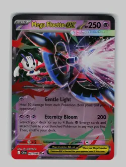 Mega Floette ex 035/086 Double Rare Chaos Rising Pokemon Holo Near Mint - Image 1