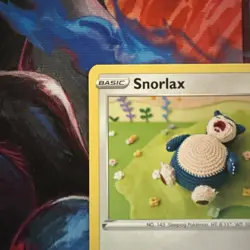 Snorlax 109/159 Pokemon SWSH: Crown Zenith Regular Asako Ito Crochet - Image 3