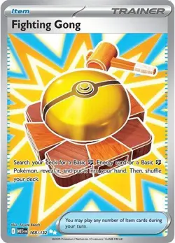 Pokemon - 168/132 - Fighting Gong - Mega Evolution - Image 1