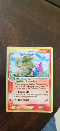 The Pokemon Company Pokemon TCG Ludicolo Delta Species Reverse Holo 6/100 100 HP - Image 2