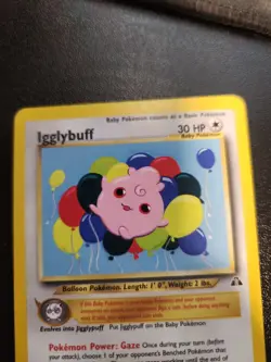 Igglybuff 40/75 Uncommon Neo Discovery Pokemon Unlimited Lightly Played - Image 2