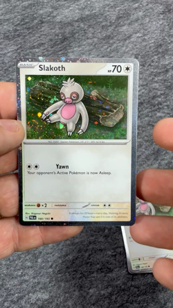 X4 Slakoth 160/193 Cosmos Holo Pokemon TCG EN NM Sloth Battle Deck Set Basic Wi - Image 2