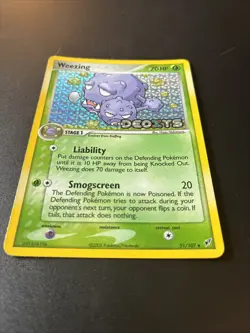 Pokemon TCG Weezing EX Deoxys 51/107 Holo Promo Promo - Image 3