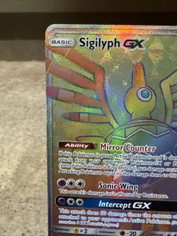 Pokemon TCG: Sigilyph GX (Secret) 222/214 Secret Rare -Lost Thunder - NM - Image 2
