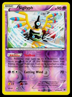 Sigilyph - 41/101 NM Holo Rare Plasma Blast Pokemon Reverse Holo - Image 1