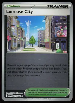 Lumiose City 077/088 Uncommon Perfect Order Pokemon Reverse Holo Near Mint - Image 1