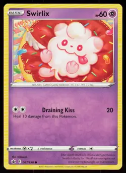 Swirlix 067/198 Common Chilling Reign Pokemon Near Mint - Image 1
