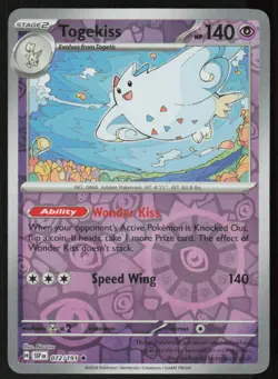 Togekiss 072/191 Rare Surging Sparks Pokemon Reverse Holo Near Mint - Image 1