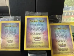 Ancient Mew SEALED Pokemon Movie Promo Double Holo Foil Card 1999-2000 - Image 2