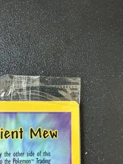 Ancient Mew SEALED Pokemon Movie Promo Double Holo Foil Card 1999-2000 - Image 3