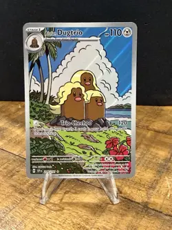 Alolan Dugtrio 208/191 Illustration Rare Surging Sparks Pokemon Holo Near Mint - Image 1