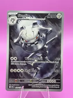 Pokemon TCG Steelix 150/132 Illustration Rare, Mega Evolution, NM/M Condition - Image 1