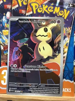 Pokemon Ascended Heroes Team Rocket’s Mimikyu 238/217 Illustration Rare - Image 1
