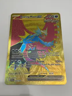 Pokemon Scarlet Violet Roaring Moon Ex 262/182 Paradox Rift Holo - Image 1