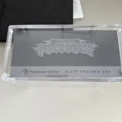 Pitch Black Pokemon Center Elite Trainer Box Acrylic Case ✅ - Image 2