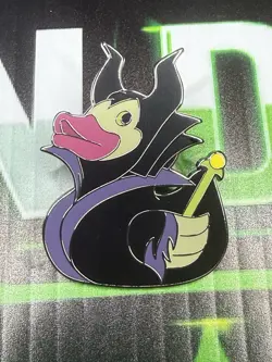 2026 Disney Parks Maleficent Ducks Disney Mystery Series 2 Trading Pin - Image 1