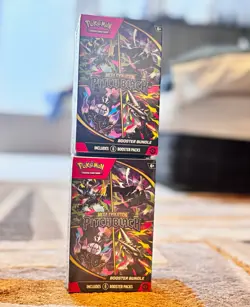 2x Pokemon TCG Mega Evolution: Pitch Black Pokemon Center Booster Bundle Sealed - Image 1