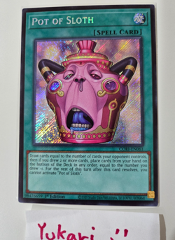 Pot of Sloth CORI-EN061 Chaos Origins 1st Edition - Image 1