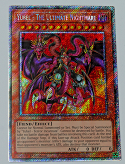 Yubel – The Ultimate Nightmare RA03-EN191 (PSR) Platinum Secret Rare NM+ 1st - Image 1