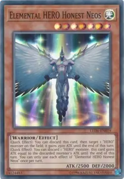 Elemental HERO Honest Neos - LED6-EN019 - Super Rare - Unlimited Edition - Light - Image 1