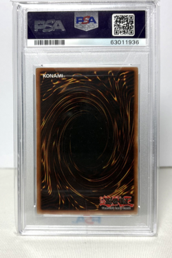 2002 YuGiOh VIOLET CRYSTAL 1st Ed. PSA 9 LOB-042 The Legend of Blue-Eyes White - Image 2